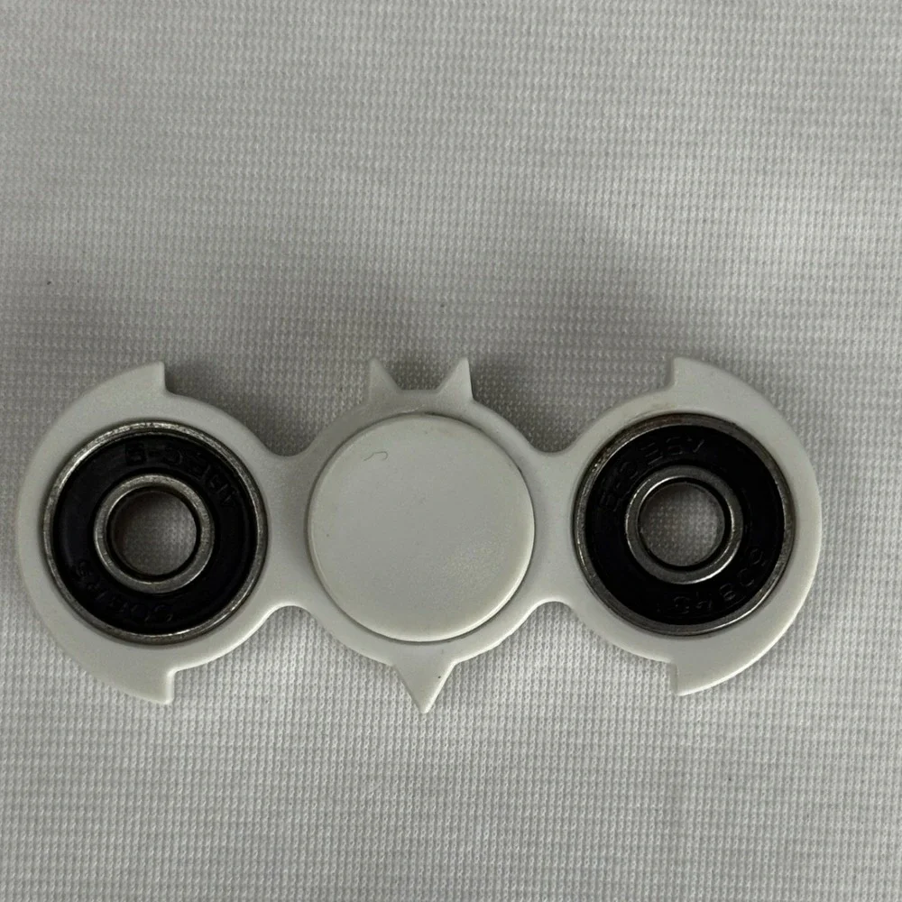 White Bat Wing Fidget Spinner Superhero Style 608RS ABEC-9 Bearings EDC Toy‎